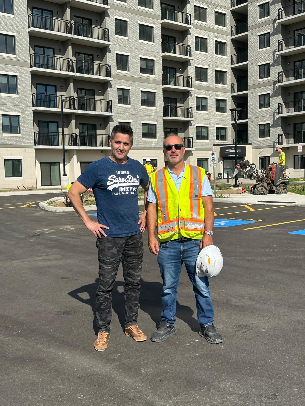 CTP Group team at completed building project